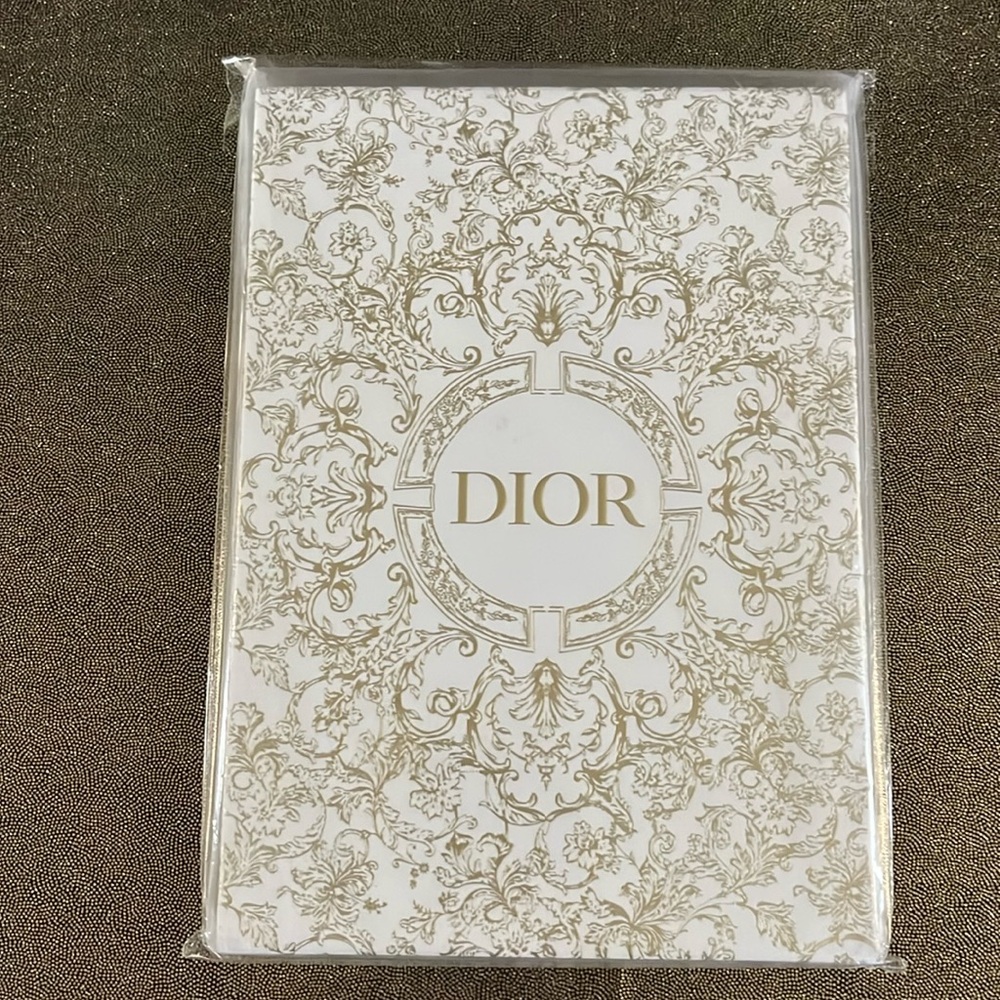 Gold Dior Notebook